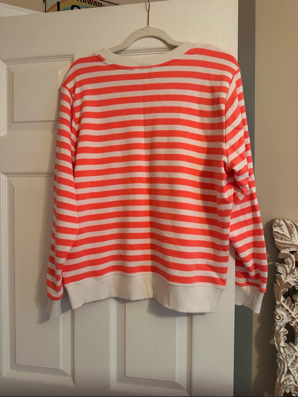 Lilly Pulitzer Pink and White Striped Lobster Sweatshirt - Picture 4 of 4